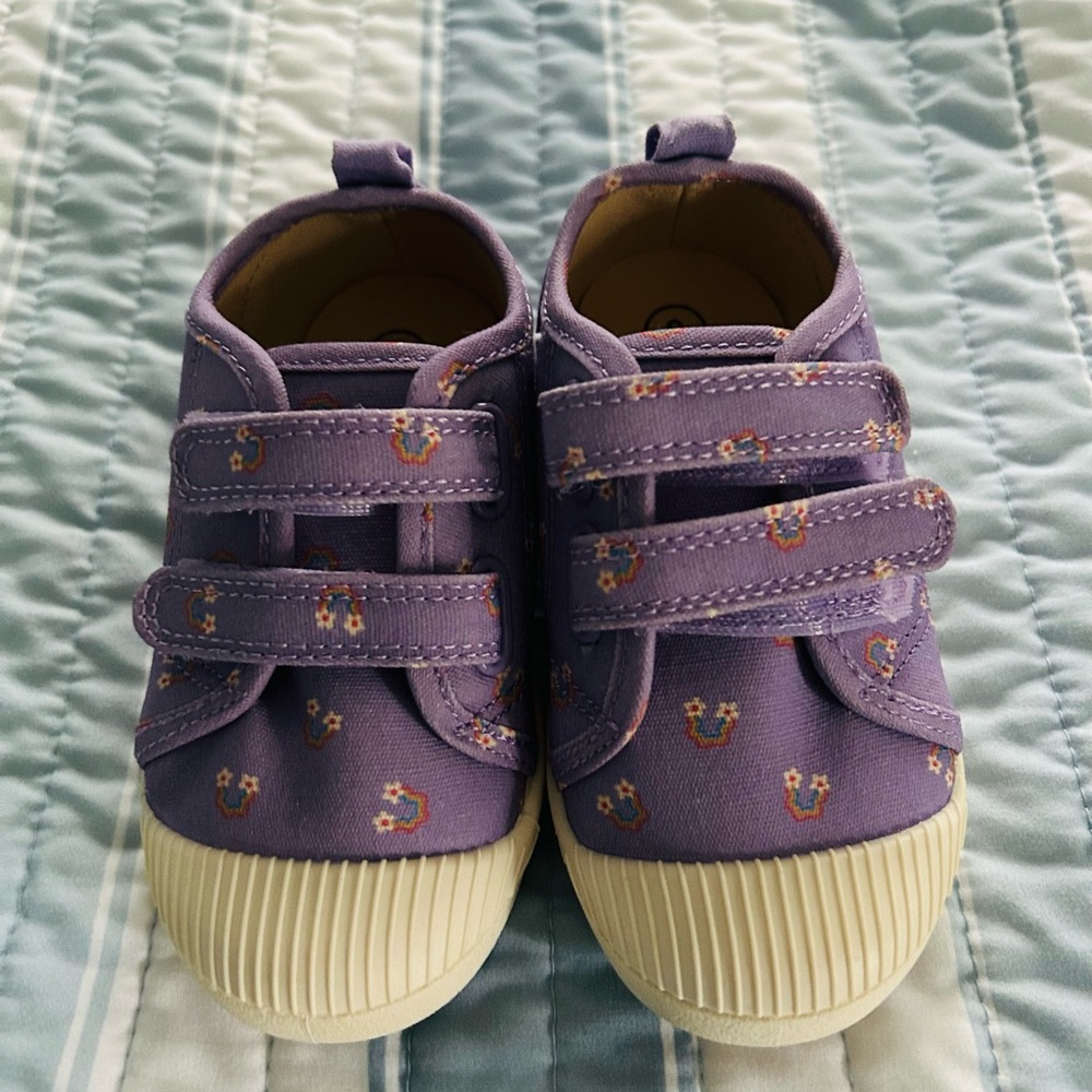 Cat and Jack Toddler Parker Floral Print Sneakers 8T